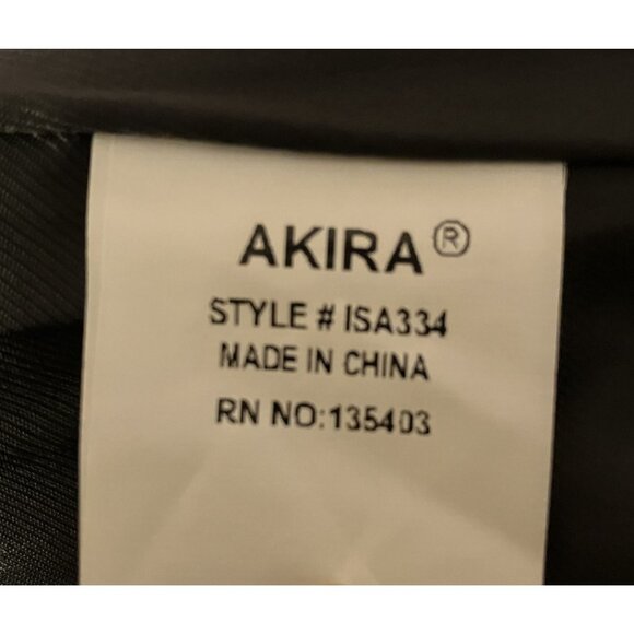 Akira Blazer L Black Fitted Hourglass Minimalist Neutral Goth Capsule Office - Picture 8 of 9